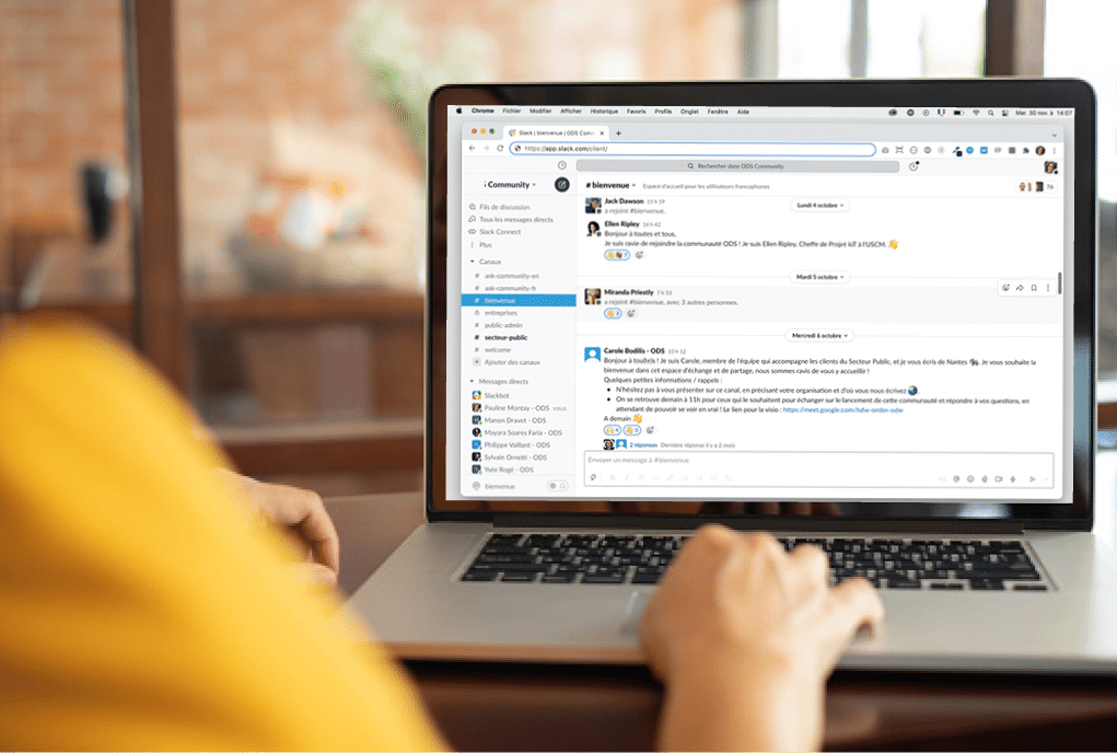 Le Slack de la communauté