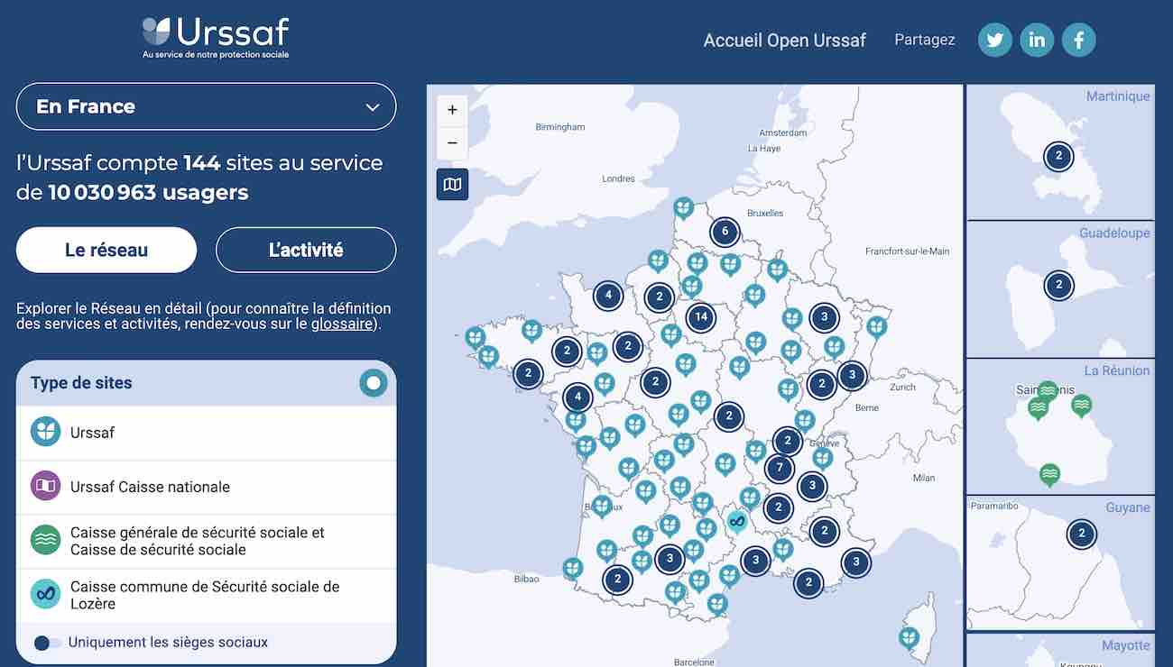 Urssaf open data