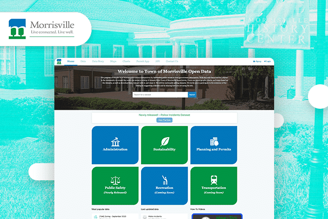Town of Morrisville Opendatasoft