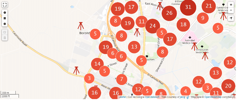 City of Salinas open data portal screenshot