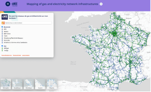 ORE data visualization screenshot