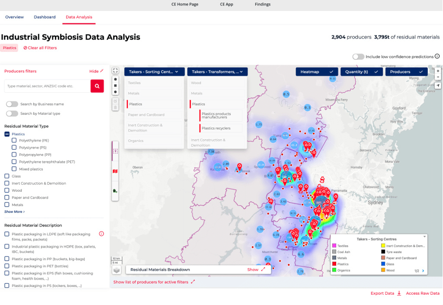 western sydney data portal screenshot