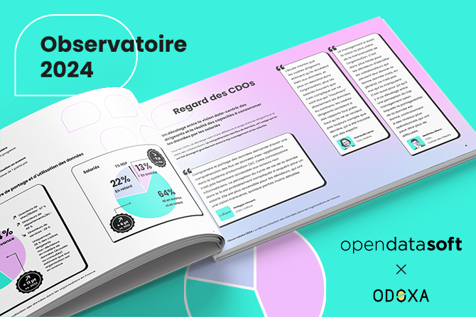 Opendatasoft x Odoxa : Observatoire 2024 de la démocratisation des données dans les organisations en France